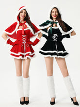 Cape châle en velours de Noël pour costume de fête d'Halloween
